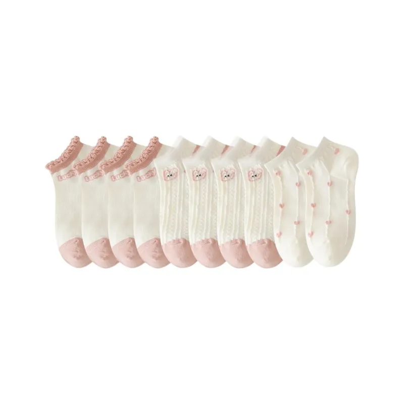 Cotton Gene Ankle Socks Women's 10 Pack-24