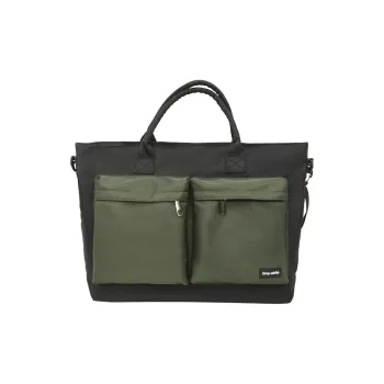 Alcohol Dragon Nylon One Shoulder Handbag Unisex Pure Black/Black & Gray/Black & Green