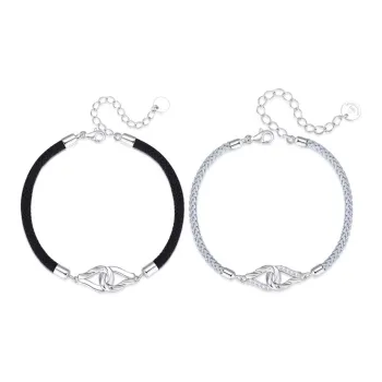 P&N S925 Silver Bracelets Unisex