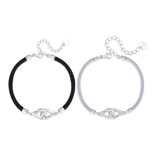 P&N S925 Silver Bracelets Unisex