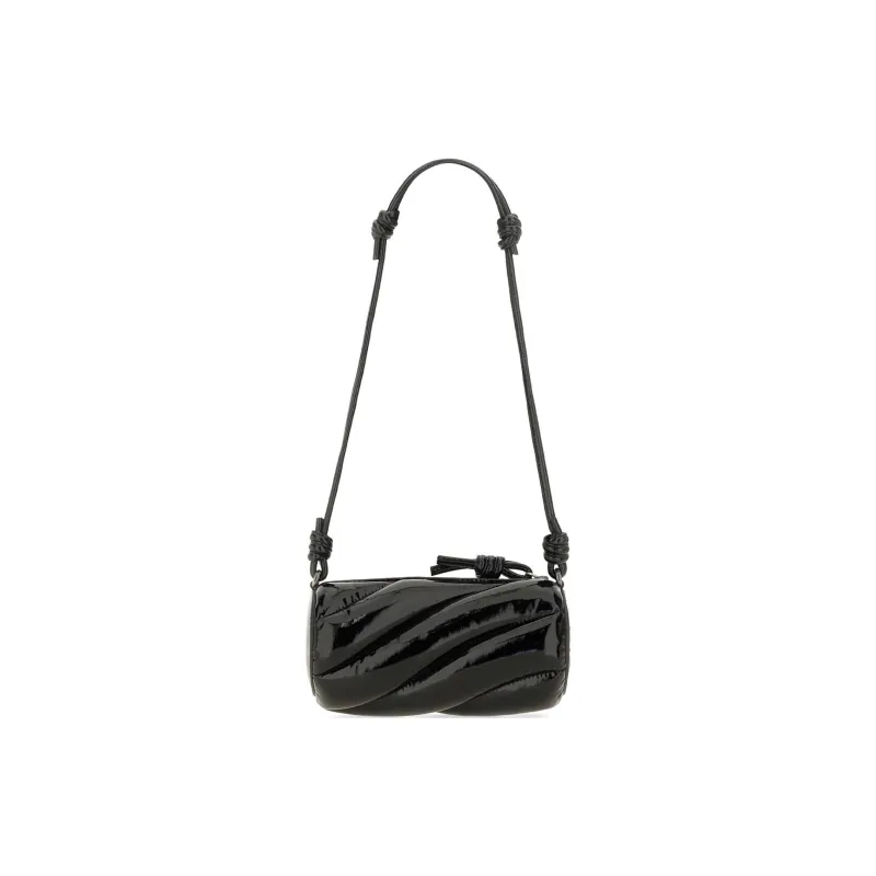 FIORUCCI Polyurethane Shoulder Bag Women's Black-2