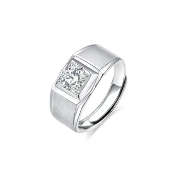 JUICY GRAPE S925 Silver Moissanite Rings Unisex