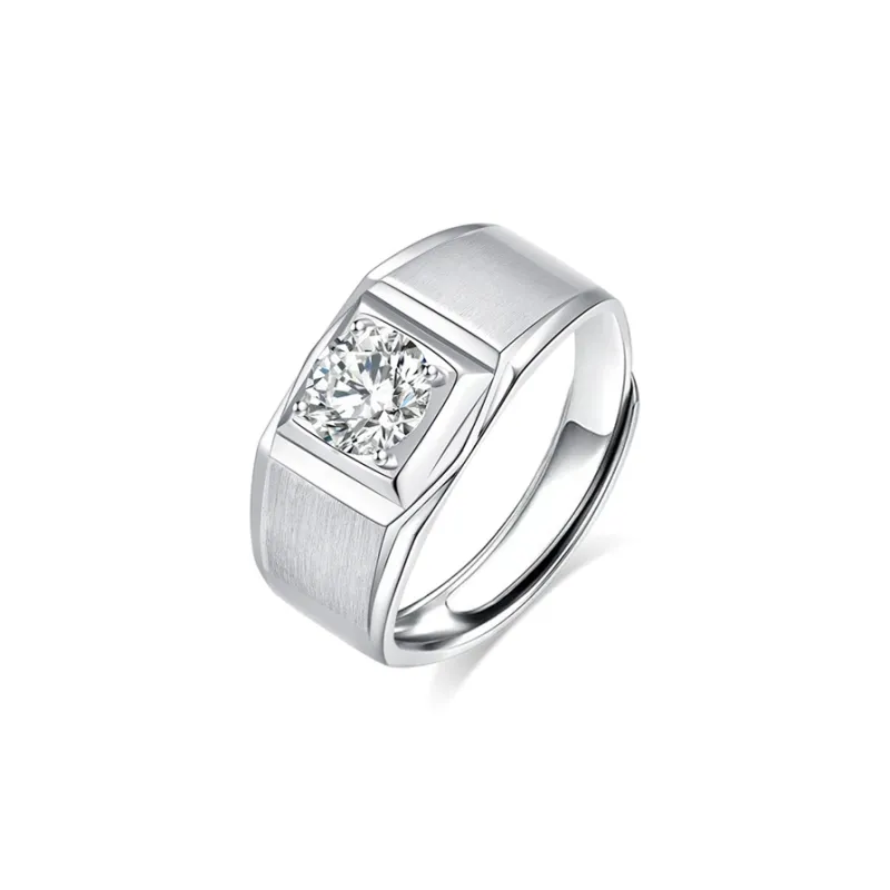 JUICY GRAPE S925 Silver Moissanite Rings Unisex-0
