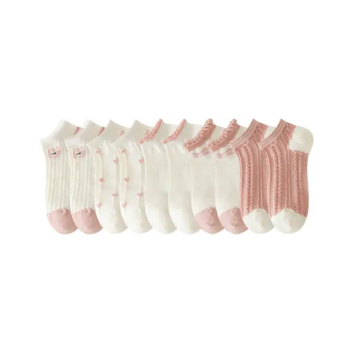 Cotton Gene Ankle Socks Women's 10 Pack