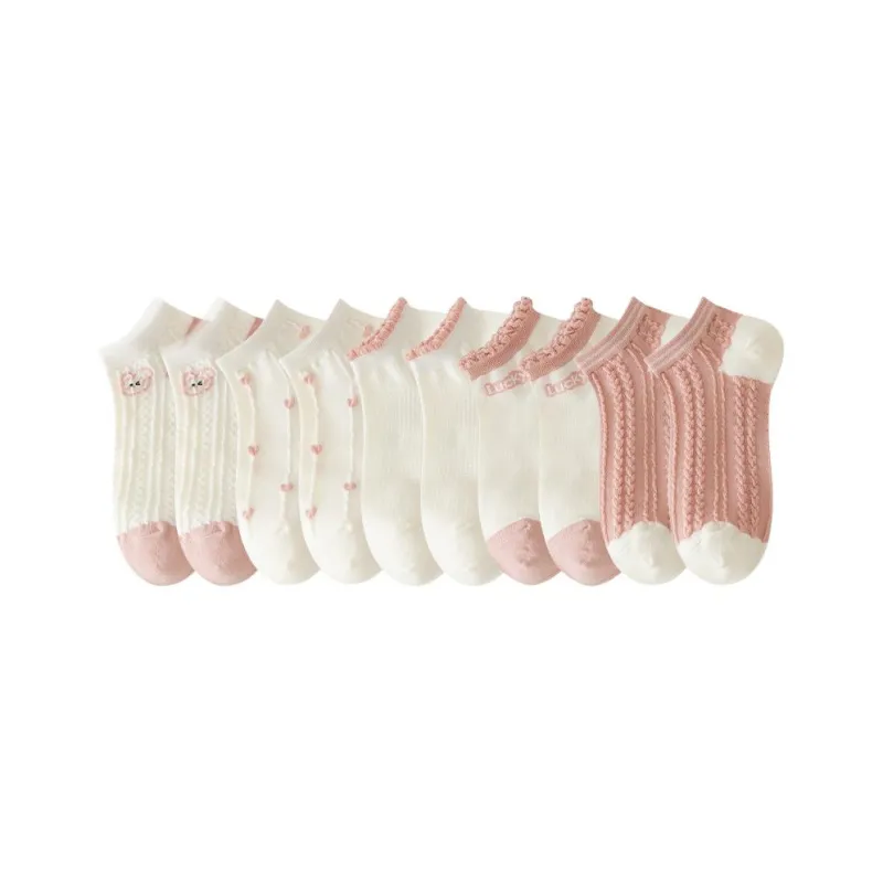 Cotton Gene Ankle Socks Women's 10 Pack-0