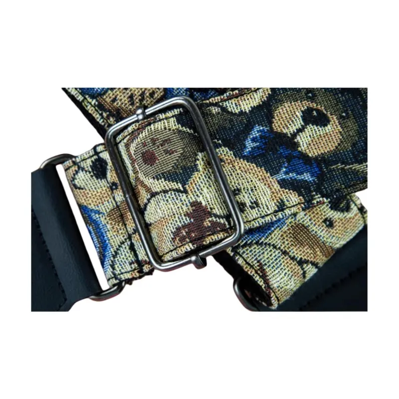 NYMAN Bear Strap Cotton Embroidery Appearance Guitar Accessories-1