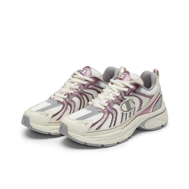 Champion Low Top Running Shoes Women's Rose Purple/Linen-2