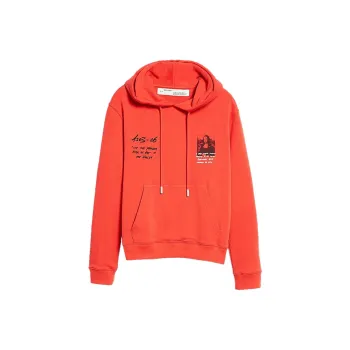 OFF WHITE Monalisa Graphic Print Hoodie