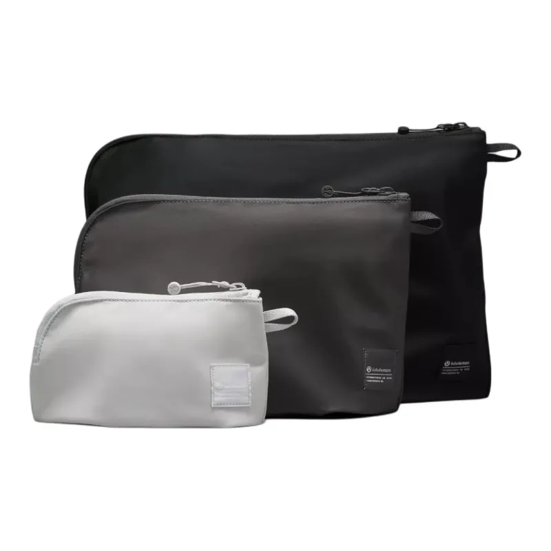 Lululemon Lightweight Series Nylon Combo Set Unisex White/Gray/Black-0