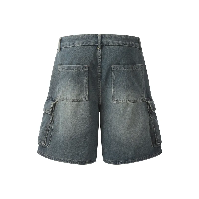 JASONWOOD Denim Shorts Unisex Blue-1