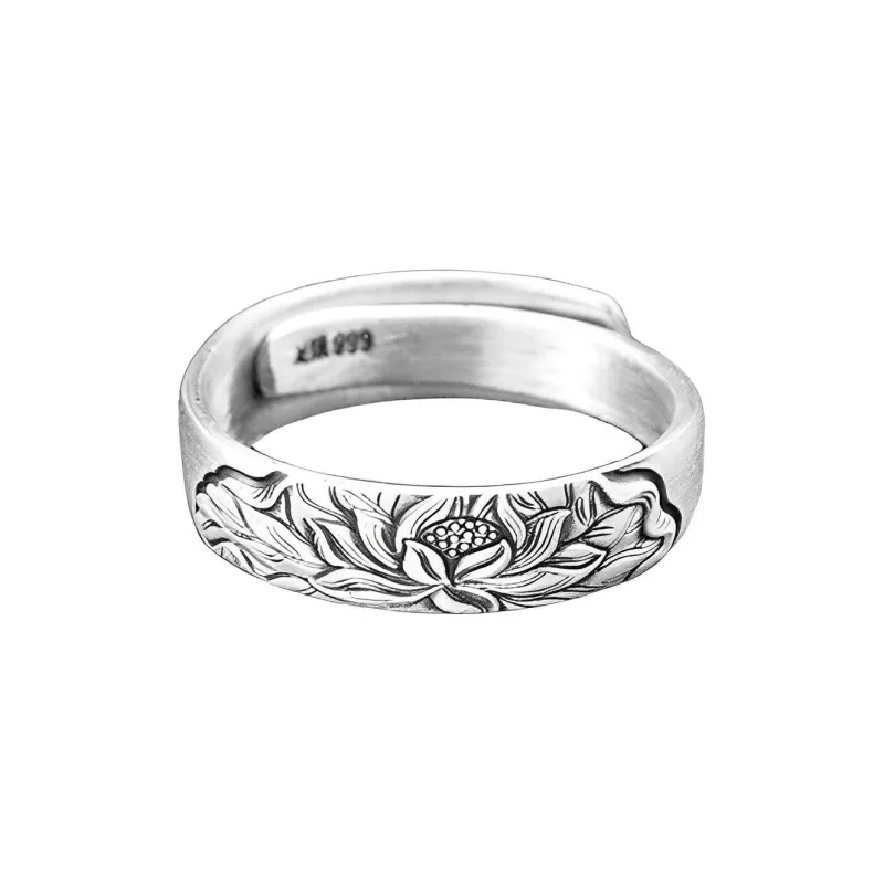 Mrs. Song 999 Fine Silver Rings Unisex-0