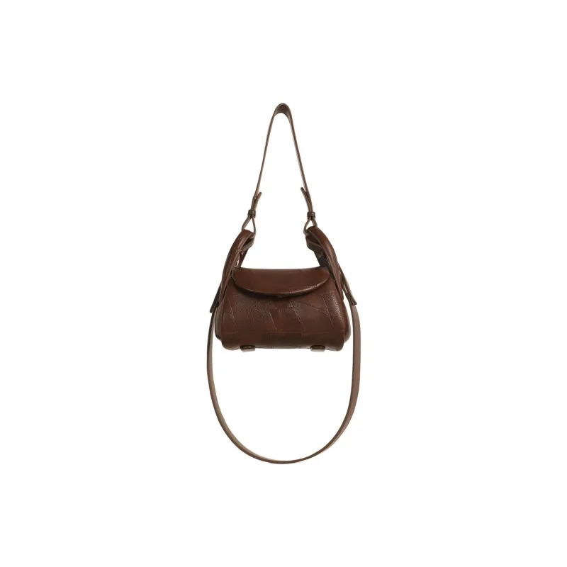 Kikawa Card PU Crossbody Bag, Shoulder Bag Small Size Women's Coffee-1