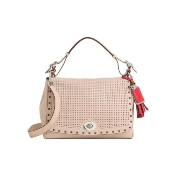 COACH Legacy Leather Handbag Large Size Women's Magnolia Pink
