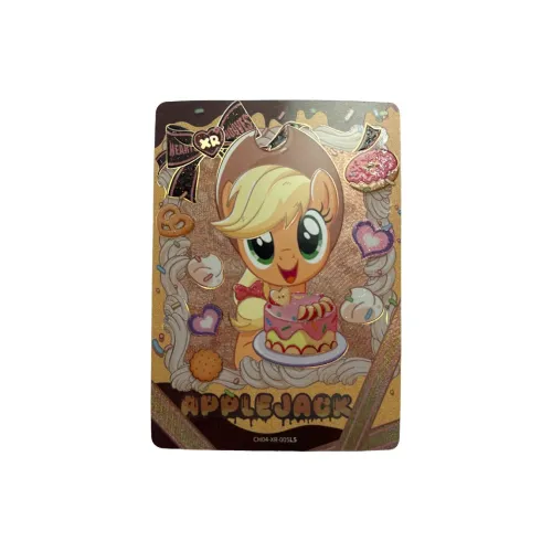 KAYOU My Little Pony Card, Rainbow Pack Fourth Edition XR Card, Applejack XR Card IP/Anime Cards 1 Pc