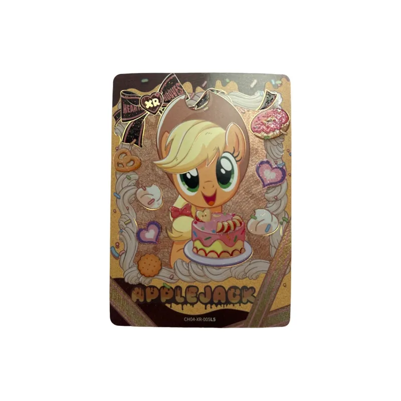 KAYOU My Little Pony Card, Rainbow Pack Fourth Edition XR Card, Applejack XR Card IP/Anime Cards 1 Pc-0