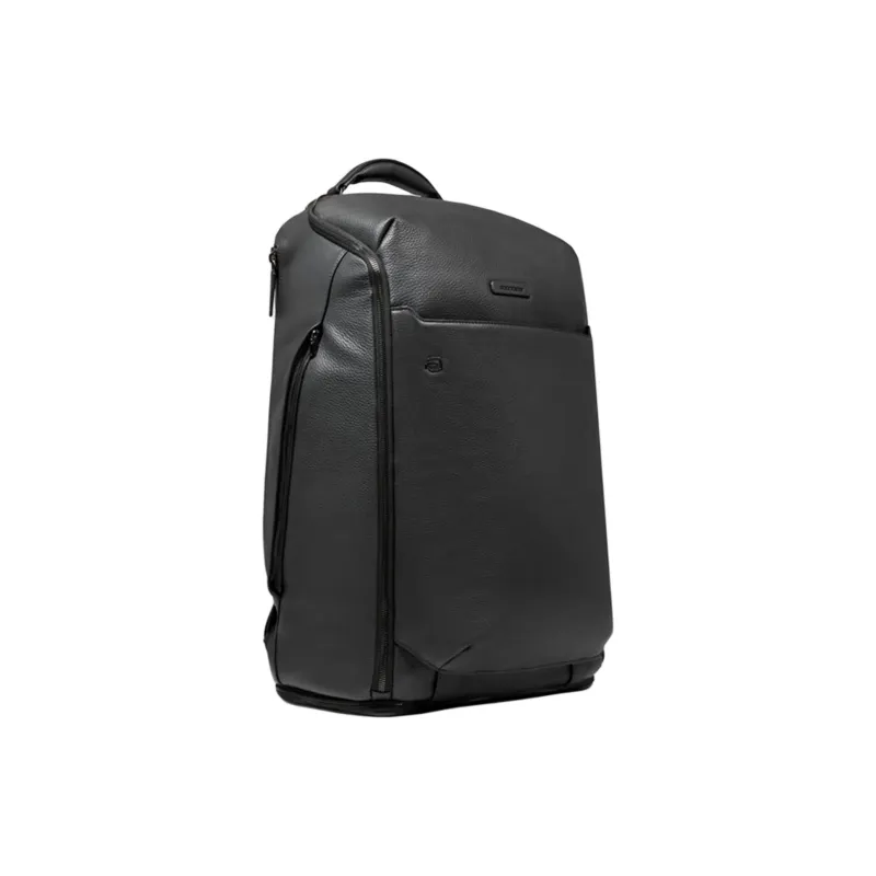 PIQUADRO Solid Color Backpack Regular Unisex Black-1