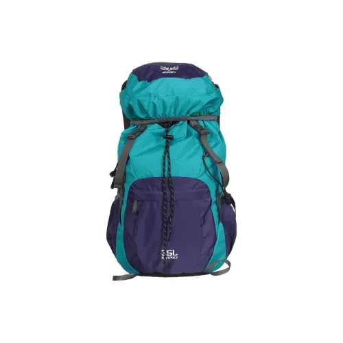 Jiang Qi Polyamide Backpack Regular Unisex Multicolor