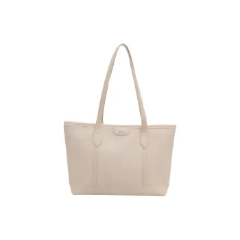 HCXK PU Tote Bag Shopping Bag Shoulder Bags Women's White/Black/Coffee