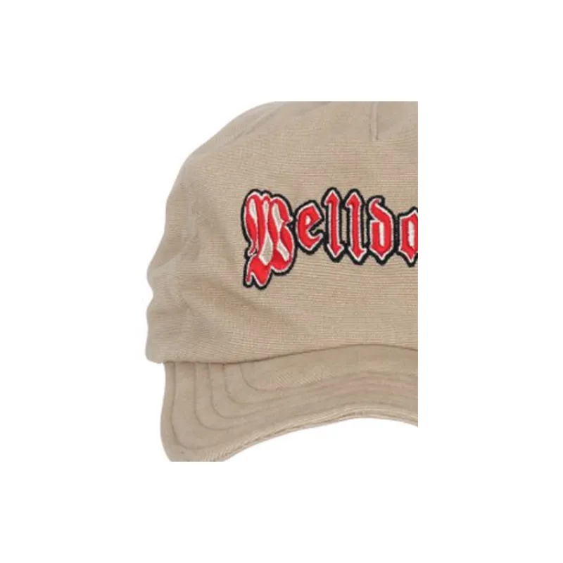 WE11DONE   Baseball Caps Unisex Khaki-2