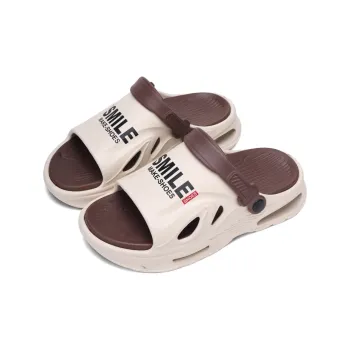 XMISTUO Teenagers Squashy And Bouncy Feeling Platform Slippers For Men's Summer Home Casual, Dual Purpose Slippers