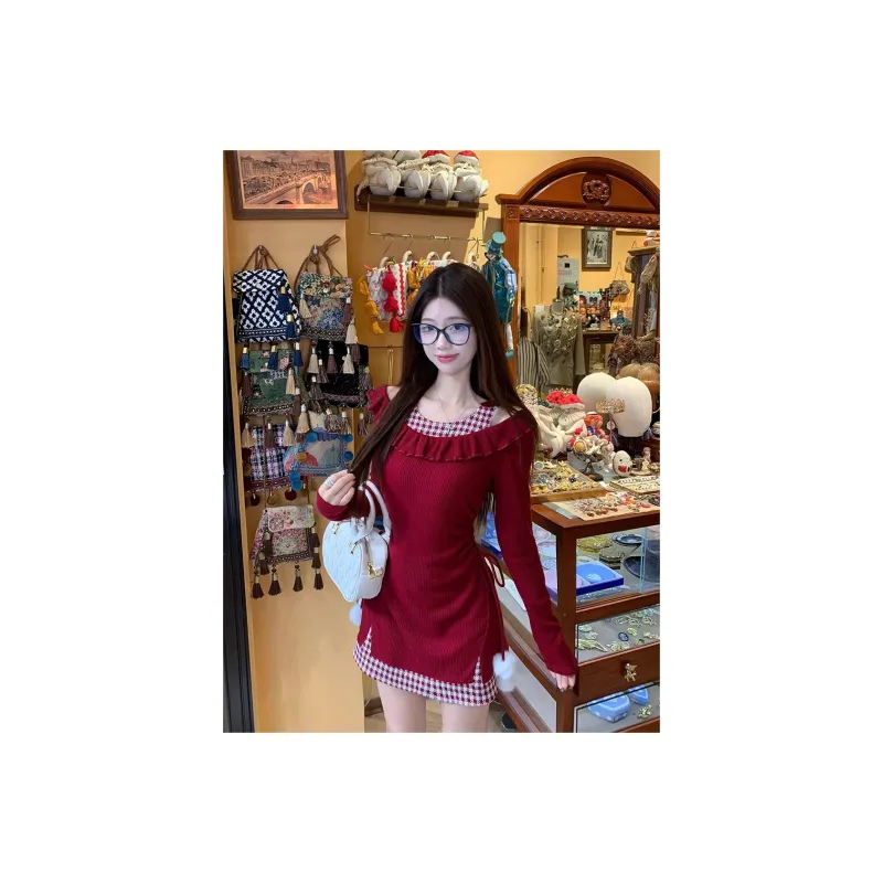 PUREIDOL Long Sleeved Dresses Women's-3