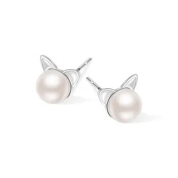 ETAHLOVE Sterling Silver Stud Earrings Women's