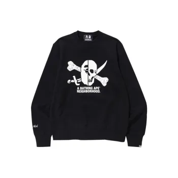A BATHING APE X Neighborhood Ape & Skull Crewneck