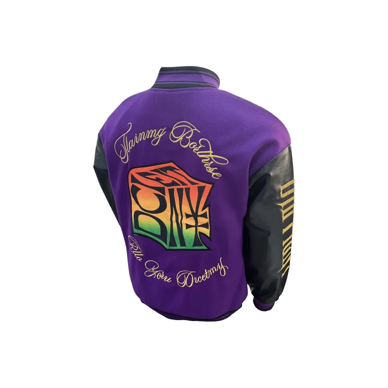 KIRHNE Jackets Coats Unisex Purple-1