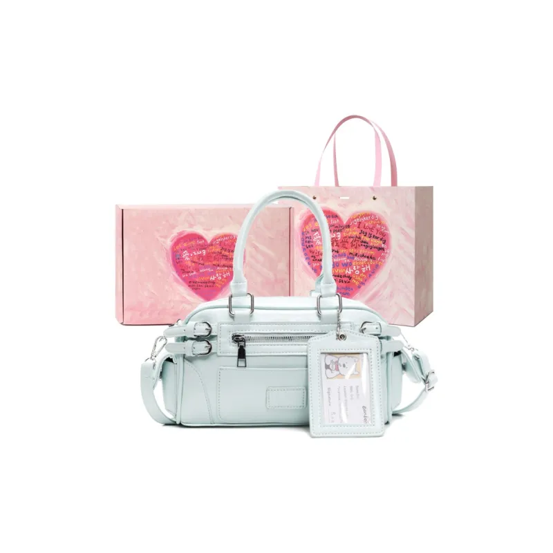 NATTY PU Boston Bag Handbags Unisex Multicolor-12
