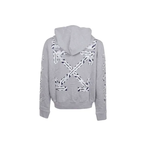 OFF WHITE Airport Tape Arrows Diag Over Hoodie