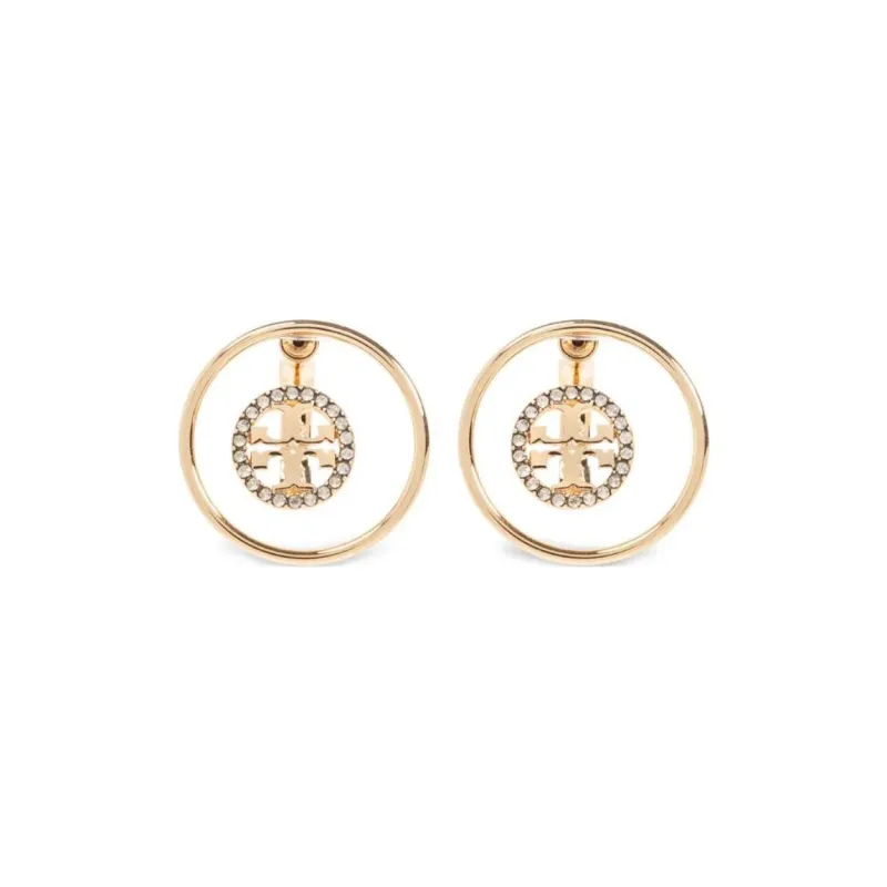 TORY BURCH Embellished Round Earrings-0