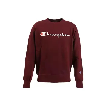 Champion Sweatshirt Japan Version Unisex Burgundy