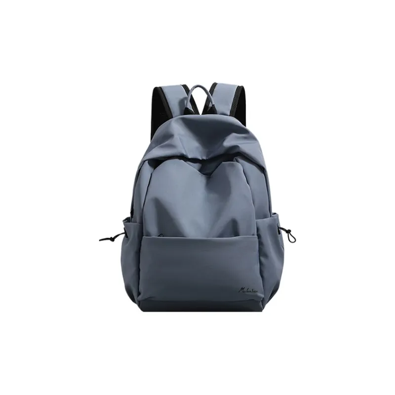 Mulinsen Nylon Backpack Regular Unisex Ecru/Black/Gray/Blue/Pink-6