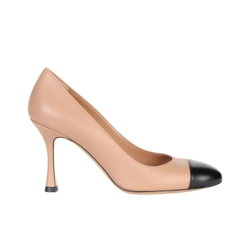 Roberto Festa Slim Heel High Heels Women's Beige-1