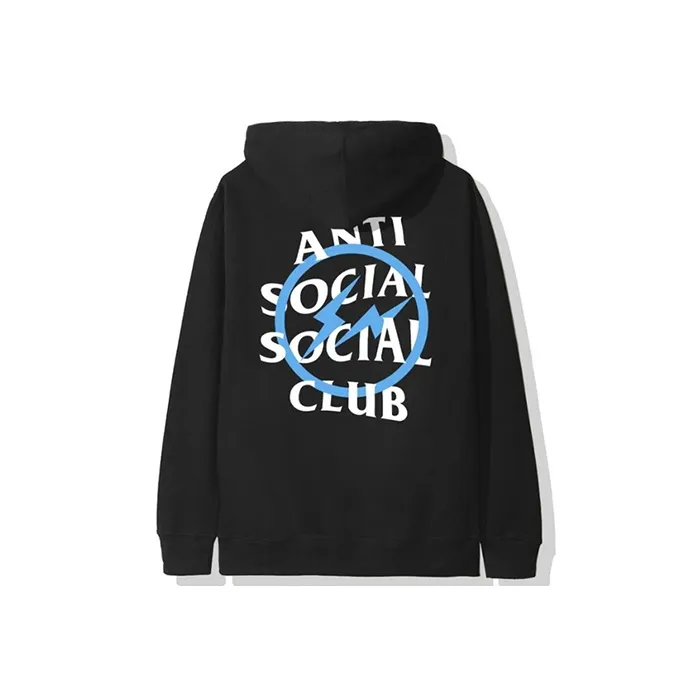 ANTI SOCIAL SOCIAL CLUB X Fragment Blue Bolt Hoodie FW19-0