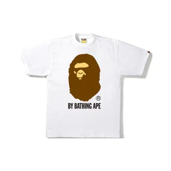 A BATHING APE Head Series T Shirt Unisex White