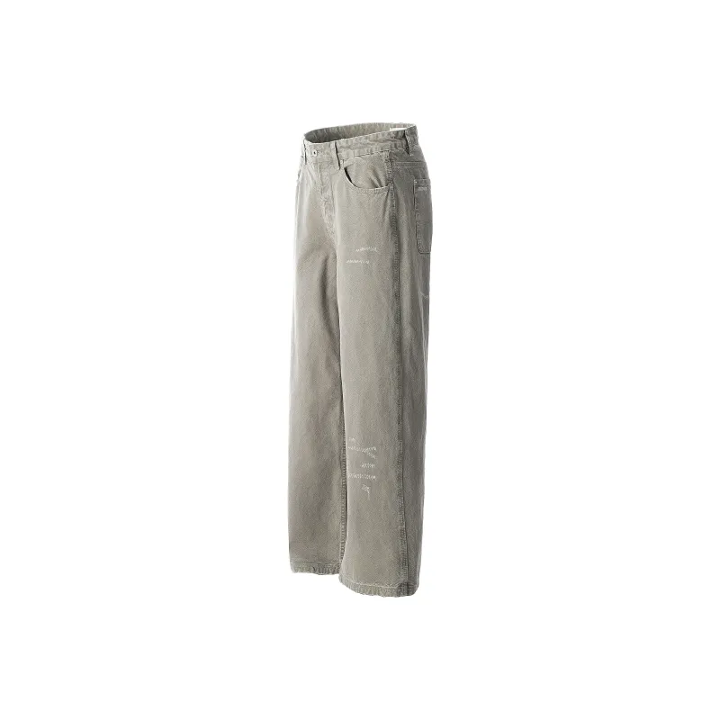 VINMUK Jeans Unisex Mud Gray Green-2
