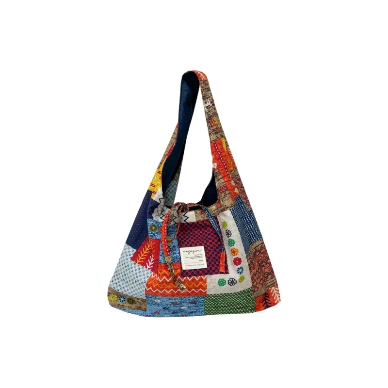 Parker Bear Canvas Shoulder Bag Women's Multicolor-12