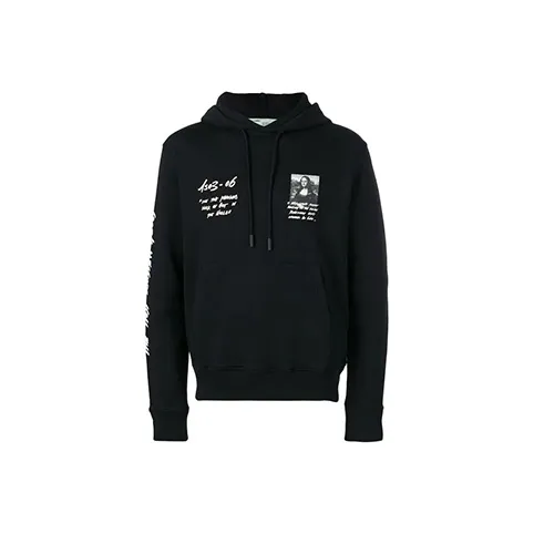 OFF WHITE Basquiat Graphic Hoodie