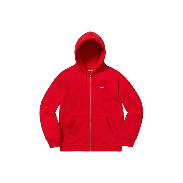 Supreme Reflective Small Box Zip Up Sweatshirt-0