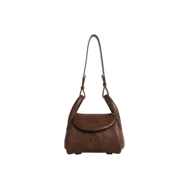 Kikawa Card PU Crossbody Bag, Shoulder Bag Small Size Women's Coffee-0