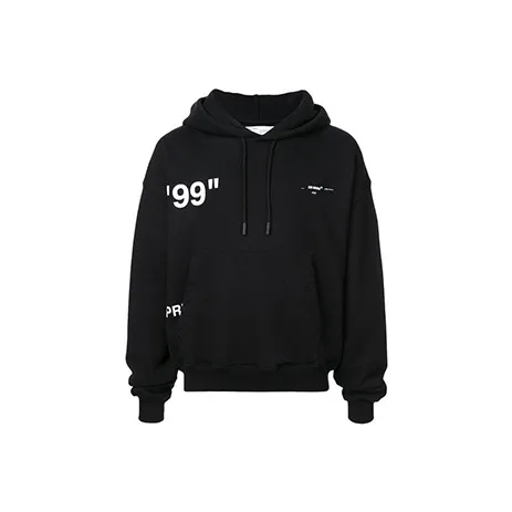 OFF WHITE Ice Man Graphic Print Hoodie