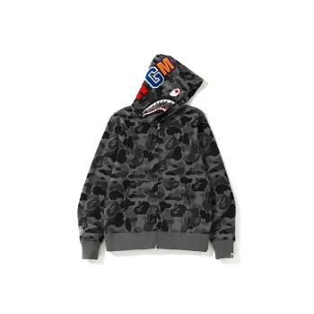 A BATHING APE Abc Camo Shark Full Zip Hoodie