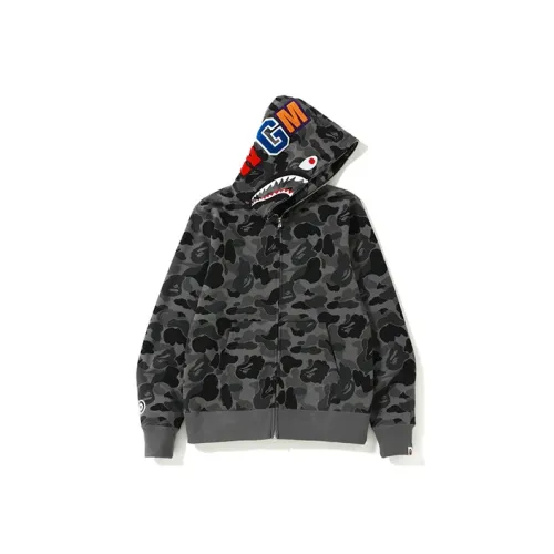 A BATHING APE Abc Camo Shark Full Zip Hoodie