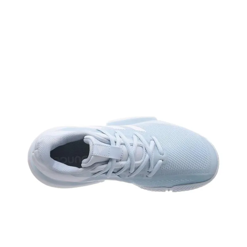 Adidas Solematch Bounce Anti Slip Wear Resistant Low Top Tennis Shoes Women's Blue-2