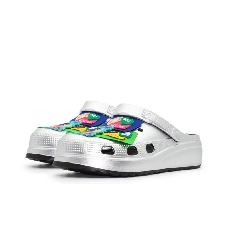 FCMM Clogs Unisex Full Silver Box Included-4