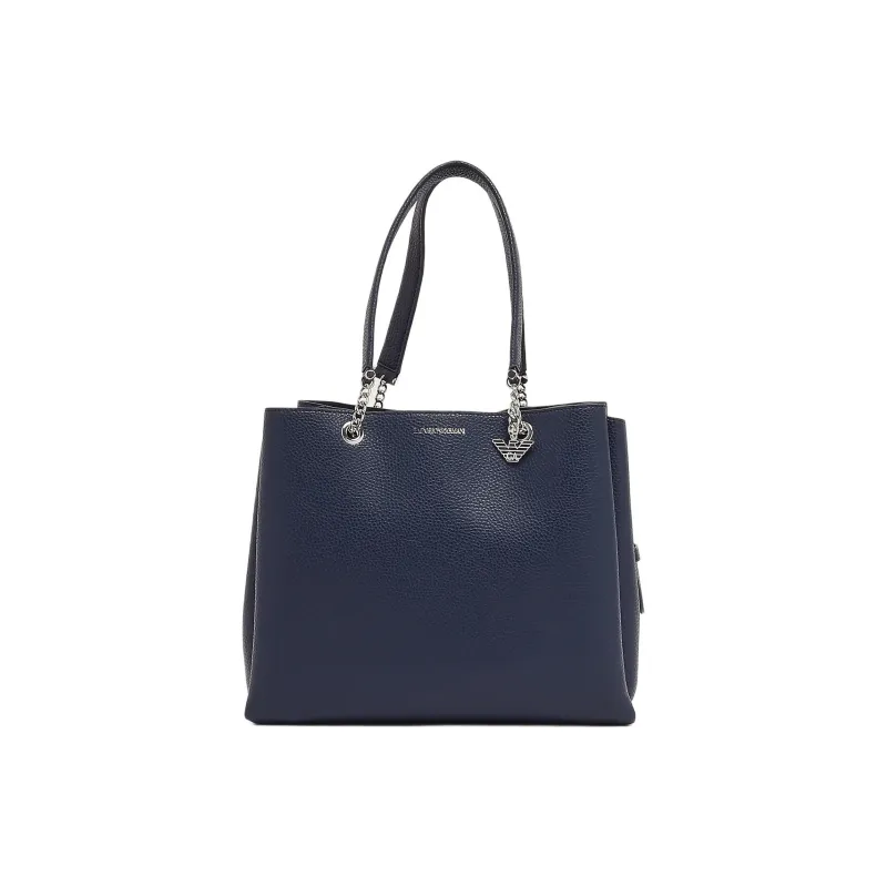 EMPORIO ARMANI PVC One Shoulder Handbag Women's Marine Blue-1