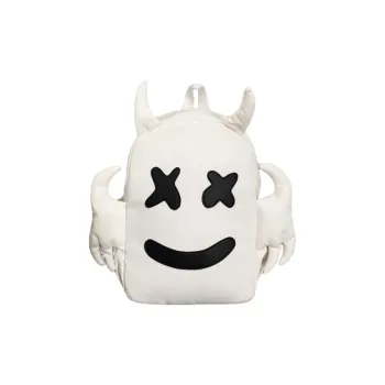 URBAN FOREST Nylon Backpack Regular Unisex White/Black