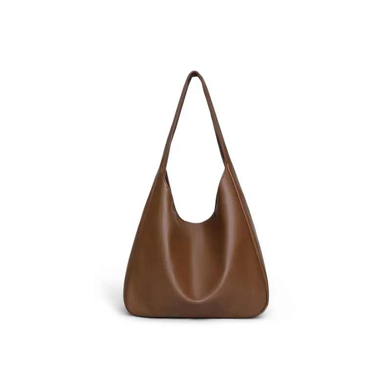 PT'SON Synthetic Leather Portable Underarm Shoulder Bag Regular Women's Brown-6
