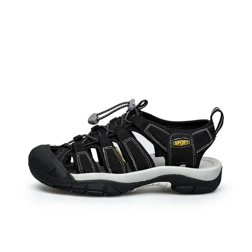 Magelly Beach Sandals Unisex Black/Khaki/Ecru/Black White